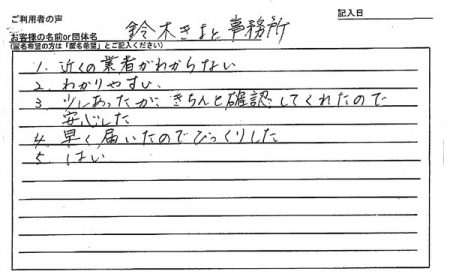 近くの業者がわからない。