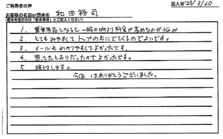 思っていたとおりだったので良かったです。